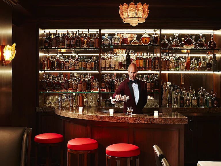 Cigar and Whiskey Bar at The Maybourne Beverly Hills