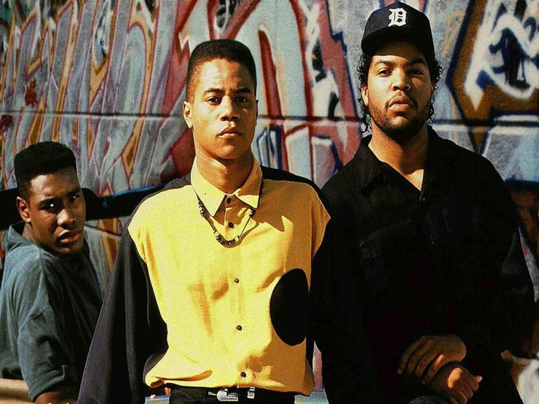 Morris Chestnut, Cuba Gooding Jr. and Ice Cube in "Boyz N the Hood"