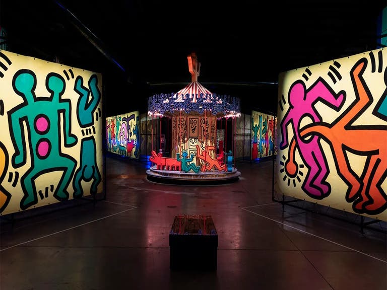 Keith Haring carousel at Luna Luna: Forgotten Fantasy