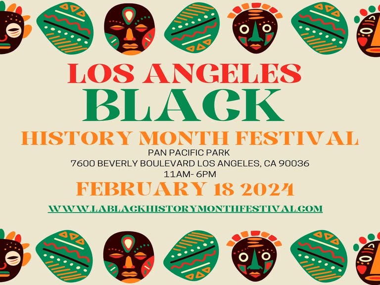 2024 Black History Month Festival at Pan Pacific Park