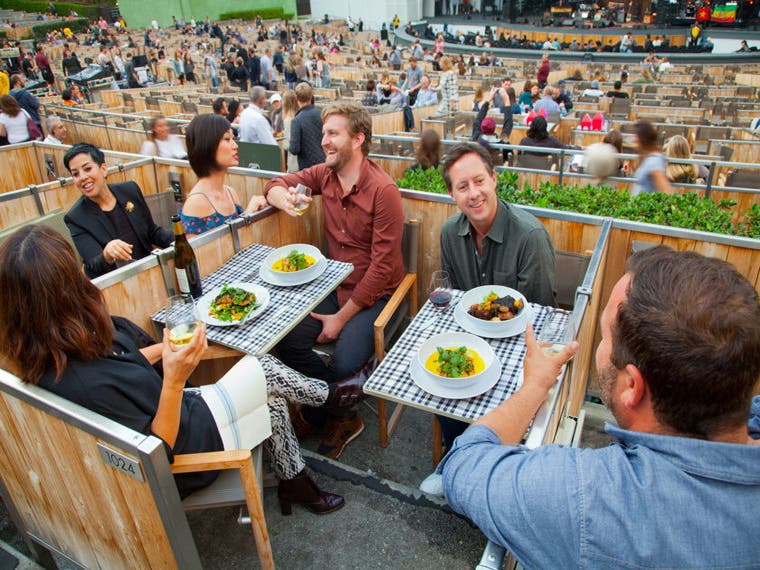 Supper in the Box Seats | Photo courtesy of Hollywood Bowl