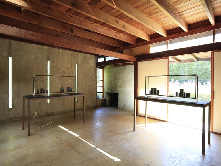 Interior of the Schindler House in West Hollywood